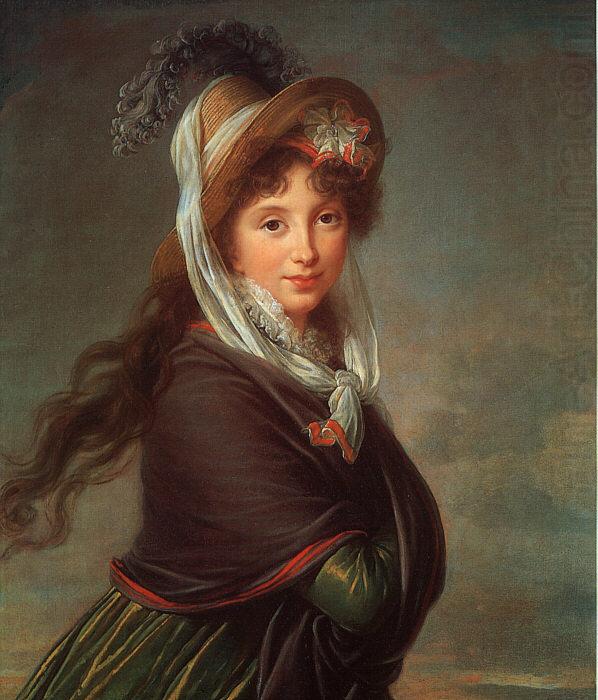 Elisabeth LouiseVigee Lebrun Portrait of a Young Woman-p china oil painting image